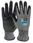Preview: Stahlfaser Schnittschutzhandschuhe bzw. Schnittfeste Polyurethan Arbeitshandschuhe mit speziellem Fingerschutz