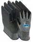 Preview: 1 Paar Stahlfaser Schnittschutzhandschuhe M / 8 Schnittfeste Polyurethan Arbeitshandschuhe mit speziellem Fingerschutz