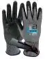 Preview: 1 Paar Stahlfaser Schnittschutzhandschuhe M / 8 Schnittfeste Polyurethan Arbeitshandschuhe mit speziellem Fingerschutz