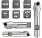 Preview: 3 x 5 x 49 - d2=6 mm ✓ HSSE Zweizahnfräser, Langlochfräser, HB Schaft, Fräser DIN 327