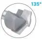 Preview: 16,0 x 59 mm - d2=8 mm ✓ HM V-Nutenfräser, Abkantfräser, V-Cut Fasenfräser, 135° Fasenfräser mit Spezialgeometrie für Alu-Verbundstoffe 