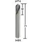 Preview: GEFRABO HSSE-NC-Anbohrer mit 90° Spitzenwinkel, verfügbar von Ø 3 bis Ø 20 mm, für exakte Bohransätze in der Metallbearbeitung.