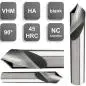 Preview: VHM NC-Anbohrer 90° blank für präzise Zentrierbohrungen und optimale Vorbereitung von Bohr- und Gewindearbeiten