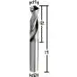 Preview: 3 / 4 / 5 / 6 mm ✓ VHM-Spiralbohrer-Set DIN1897, Bohrer-Satz Typ N, 118°