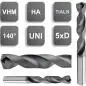 Preview: Hochleistungs VHM-Bohrer 5xD beschichtet - Spiralbohrer, Universalbohrer 140°