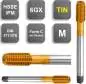 Preview: HSSE/PM-Gewindeformer, DIN 371, TIN beschichtet, 6GX, Form C, mit Ölnuten, 2,5xd