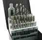 Preview: Gewindebohrer 29 teilig Set M3 - M12 Handgewindebohrer als Satz und Kernlochbohrer Gewinde