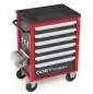 Preview: Werkstattwagen, Werkzeugwagen mit hochwertigen Werkzeugen gefüllt von ODEY