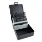 Preview: Bohrer HSS-R 41 teiliger SET DIN 338 ✓ 6-10 mm x 0,1 steigend Spiralbohrer Satz, Metallbohrer 118° Bohrwerkzeuge von GEFRABO