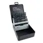 Preview: Bohrer HSS-R 41 teiliger SET DIN 338 ✓ 6-10 mm x 0,1 steigend Spiralbohrer Satz, Metallbohrer 118°