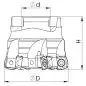 Preview: 50 mm - Z=5 ✓ Eckfräser, Messerkopf, Fräskopf für XDPT0904 Wendeplatten mit Innenkühlung