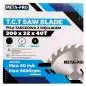 Preview: Holzsägeblatt 115 mm Hartmetallbestückt Z=40 ✓ Präzisionssägeblatt für Holz & Laminat, Bohrung 20 mm