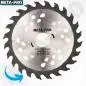 Preview: Holzsägeblatt 125 mm Hartmetallbestückt Z=24 ✓ Präzisionssägeblatt für Holz & Laminat, Bohrung 22,2 mm