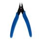 Preview: Elektronikzange 125 mm mit Rückstellfeder und rutschfestem Griff für feine Arbeiten
