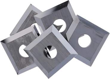 12 x 12 x 1,5 mm HM Wendeplatte 35° WP-Quadratisch, Wendemesser, Ersatzmesser für Hartholz, Weichholz, Plastik & Spanplatten