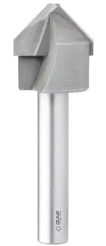 135° HM V-Nutenfräser, Abkantfräser, V-Cut Fasenfräser, Fasenfräser mit Spezialgeometrie für Alu-Verbundstoffe 