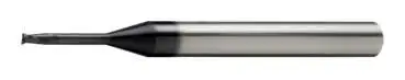 0,2R0,02 x 1 x 40 - d2=4 mm ✓ VHM-HSC-Minikopierfräser, HRC-Fräser (Formenbau), Torusfräser mit ER, Z=2, Spezialbeschichtet bis 65 HRC
