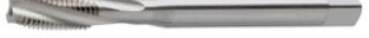 M6 ✓ VHM Gewindebohrer 20°, Sackloch, DIN371, blank, 6HX, Form C, für Kupfer/Alu kurz