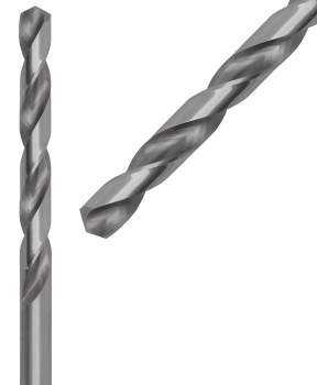 2,5 x 30 x 57 - d2=2,5 mm ✓ HSS-G Spiralbohrer, Metallbohrer, Stahlbohrer 135° geschliffen