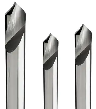 2,0 x 6 x 32 - d2=2 mm ✓ VHM-NC-Anbohrer 90° bis max. 45 HRC