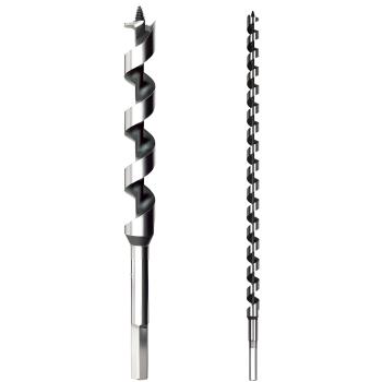 Schlangenbohrer, Holzspiralbohrer, Holzbohrer, Balkenbohrer oder Spiralbohrer für Holz 6 x 230 mm