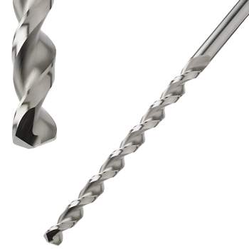 HSSE-Spiralbohrer überlang 130°, Metallbohrer, Edelstahlbohrer mit Tieflochspirale Typ LG