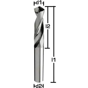 3 / 4 / 5 / 6 mm ✓ VHM-Spiralbohrer-Set DIN1897, Bohrer-Satz Typ N, 118°