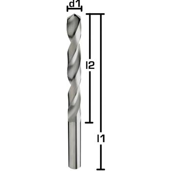 VHM Spiralbohrer DIN 338 Typ N 118°  Vollhartmetall Metallbohrer für präzises Bohren in Stahl und Metall