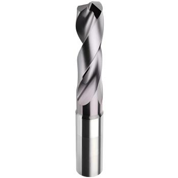 VHM Hochleistungsbohrer 3xD für präzises Bohren in Stahl und Metall