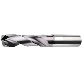 Beschichteter Vollhartmetall Spiralbohrer 3xD mit 140° Schneidengeometrie