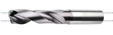 12,0 x 40 x 102, d2=12 mm ✓ VHM-Spiralbohrer mit IK, 3xD Hochleistungsbohrer beschichtet, Kühlkanalbohrer Universalbohrer 140°