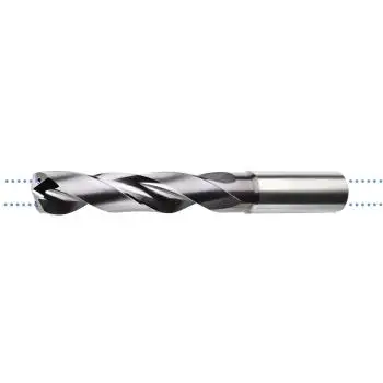 8.9 x 49 x 103, d2=10 mm ✓ VHM-Spiralbohrer mit IK, 5xD Hochleistungsbohrer beschichtet, Kühlkanalbohrer Universalbohrer 140°