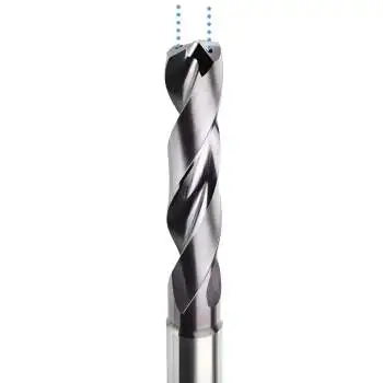VHM 5xD Spiralbohrer Ø 8,9 mm mit Innenkühlung und Spezialbeschichtung ✓ Universalbohrer