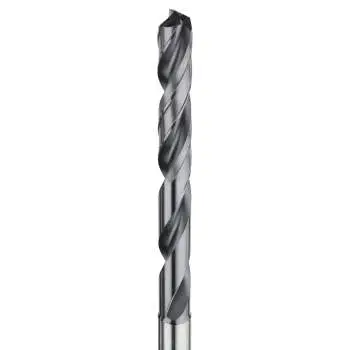 VHM-Spiralbohrer mit Innenkühlung, 8xD Hochleistungsbohrer mit Beschichtung, 135° Universalbohrer mit zwei Führungsfasen