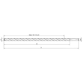 GEFRABO VHM-Tiefloch-Spiralbohrer 20xd mit IK in Verpackung für Metallbearbeitung
