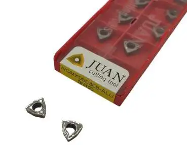 10 x WCMX050308 Wendeplatten für Aluminium