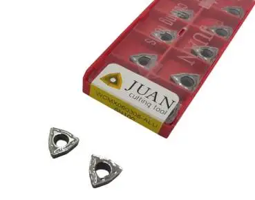 10 x WCMX060308 Wendeplatten für Aluminium