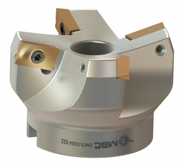 Fräskopf, Messerkopf bzw. Planfräser 125,0 mm 75° für APKT1604 Wendeschneidplatten (Fräswendeplatten)