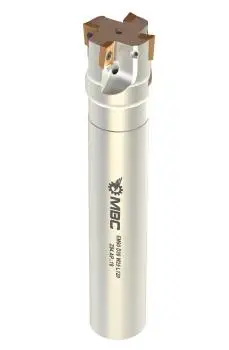 16 x 100 mm ✓ Schaftfräser, Wendeplattenfräser für APKT1003, Z=2 mit Innenkühlung