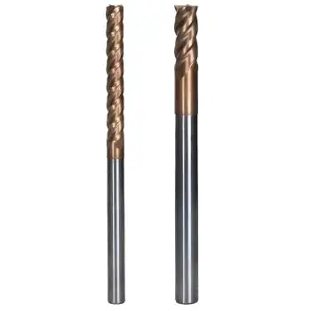 12 x 30 x 100 - d2=12 mm ✓ VHM Schaftfräser, Fräser überlang, Z=4, TiSiN beschichtet, extralang