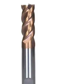 Premium VHM HPC Fräser Z=4 TiSiN-Beschichtung, 35/38°, HB 3 / 4 / 5 / 6 / 8 / 10 / 12 mm Schaftfräser