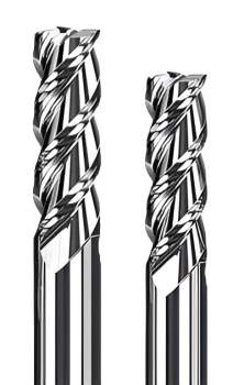 3 / 4 / 5 / 6 mm ✓ VHM Alu-Fräser-Satz, Z=3, Schaftfräser Set mit polierter Nut für NE-Metalle im Rundbox