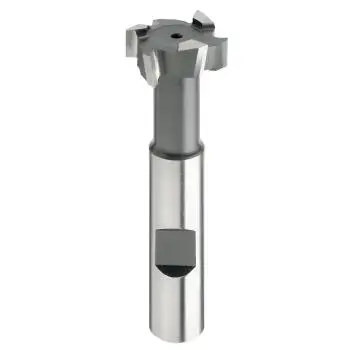 HSSE-T-Nutenfräser, Schlitzfräser kreuzverzahnt, DIN851, HB Schaft, GEFRABO Made in Germany mit Premium Qualität