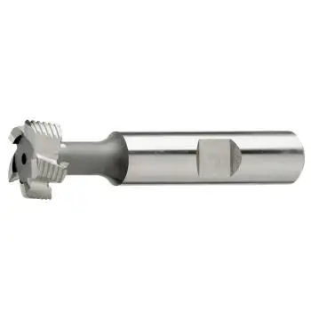 HSSE-T-Nutenfräser, Schlitzfräser kreuzverzahnt, DIN 851, blank