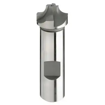 R5 / 16 x 60, d2=12 mm ✓ HSSE-Viertelrund-Profilfräser, Viertelkreisfräser, Konkavfräser DIN 6518, Z=4, blank