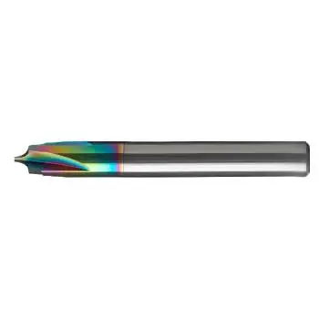 R1 x 4 x 50 - d2=6 mm ✓ VHM Viertelkreisfräser mit RainBow (DLC) Beschichtung, Profilfräser für abgerundete Fasen durch Viertelkreis-Anschliff