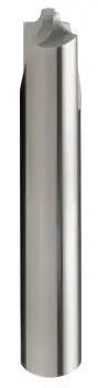 R0,3 x 0,3 x 50 - d2=3 mm ✓ VHM Mikro-Viertelkreisfräser Z=2, Konkavfräser, Profilfräser für abgerundete Fasen durch Viertelkreis-Anschliff