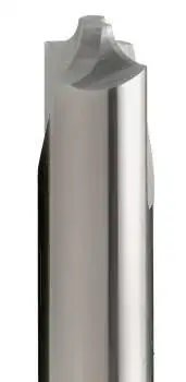  VHM Mikro-Viertelkreisfräser Z=2, Konkavfräser, Profilfräser für abgerundete Fasen durch Viertelkreis-Anschliff