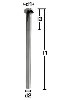 6,0 x 4 x 18 x 100 - d2=6 mm ✓ VHM-Vor-/Rückwärtsentgrater 90°, Z=4, beschichtet, Fasenfräser, überlang
