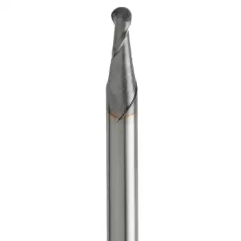 VHM-Mikro-Vollradiusfräser Z=2 Radiusfräser 0,5 - 2,0 mm Beschichtet Mikrofräser